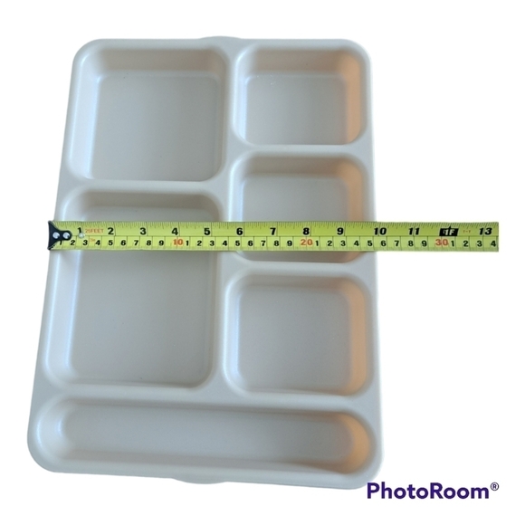 Set of 4 vintage school lunch tray cambro 10146DCW Huntington beach Made… - Picture 15 of 16